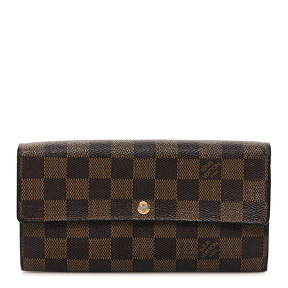 Louis Vuitton Damier Ebene Sarah Wallet 1 of 7