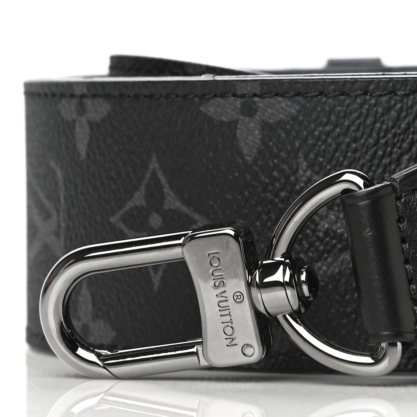 Monogram Eclipse Reversible Bandouliere Shoulder Strap