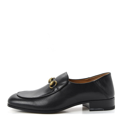 Gucci Goatskin Mens Horsebit Loafers 7 Black 1 of 10
