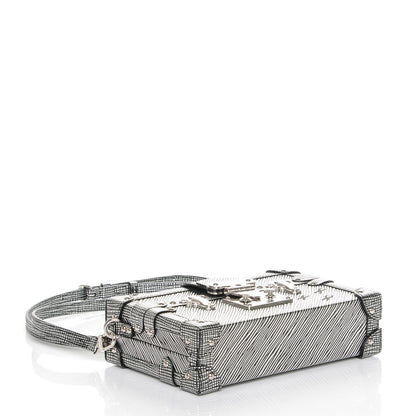 Louis Vuitton Metallic Epi Petite Malle Black Silver 4 of 6