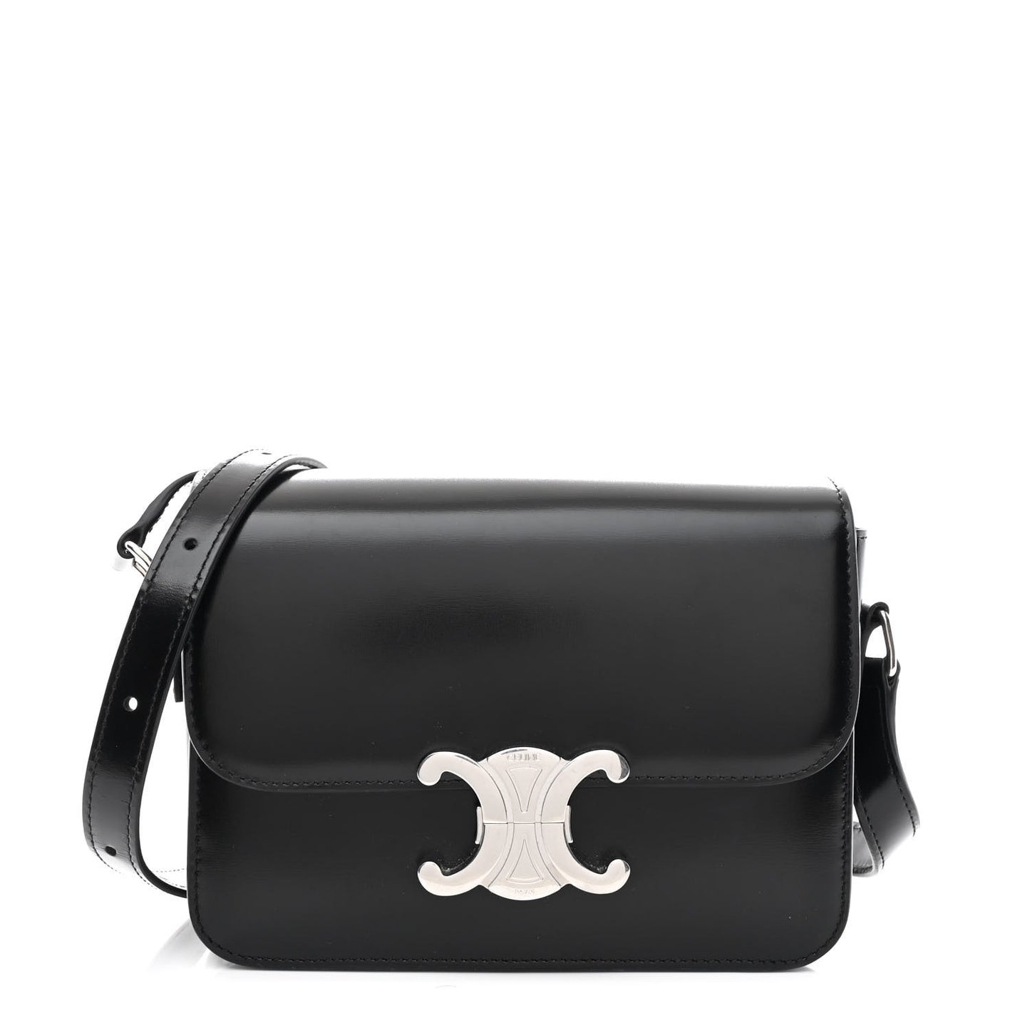 Shiny Calfskin Teen Triomphe Black