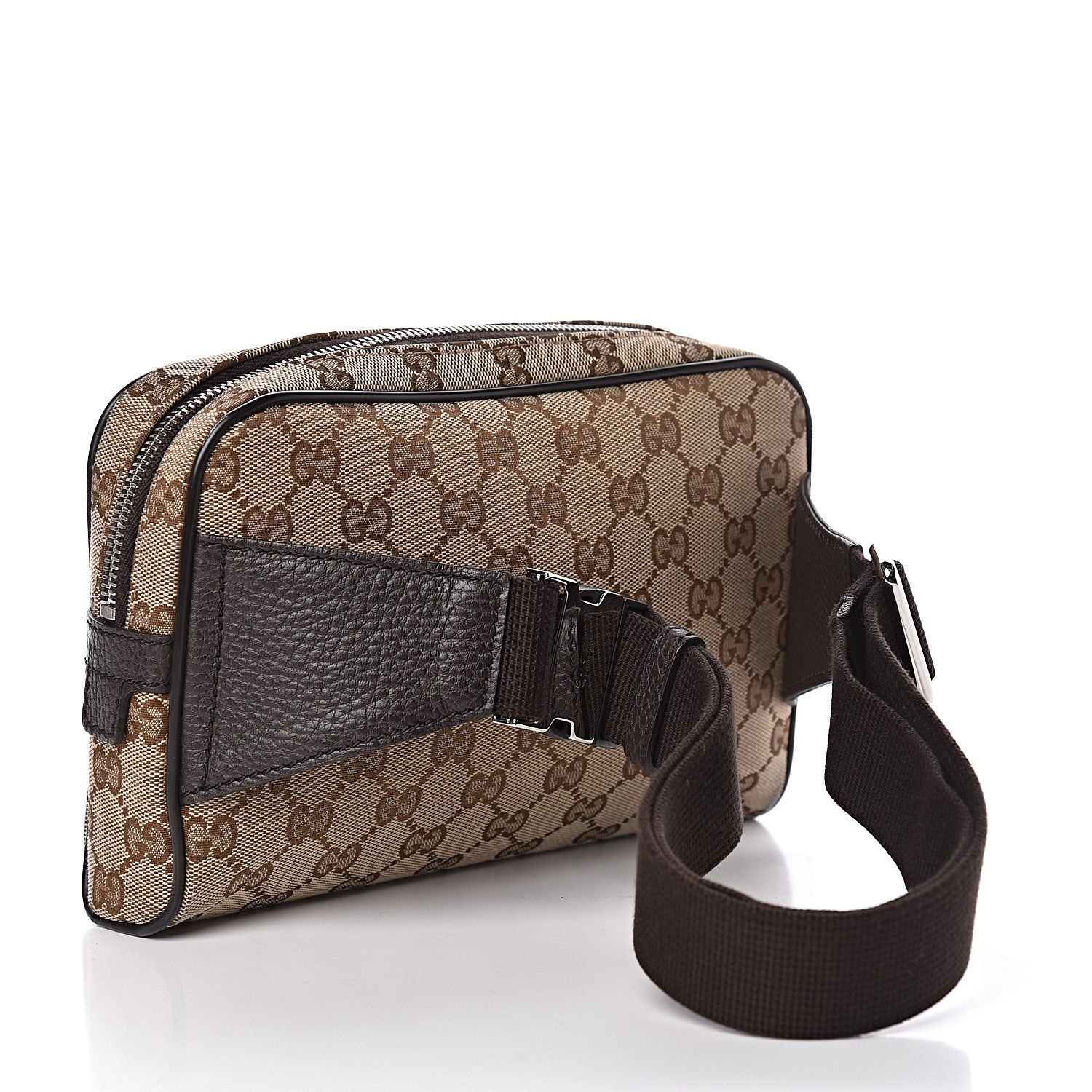 Gucci Monogram Belt Bag Dark Brown 3 of 10