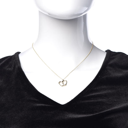 Tiffany 18K Yellow Gold Elsa Peretti Apple Pendant Necklace 2 of 7