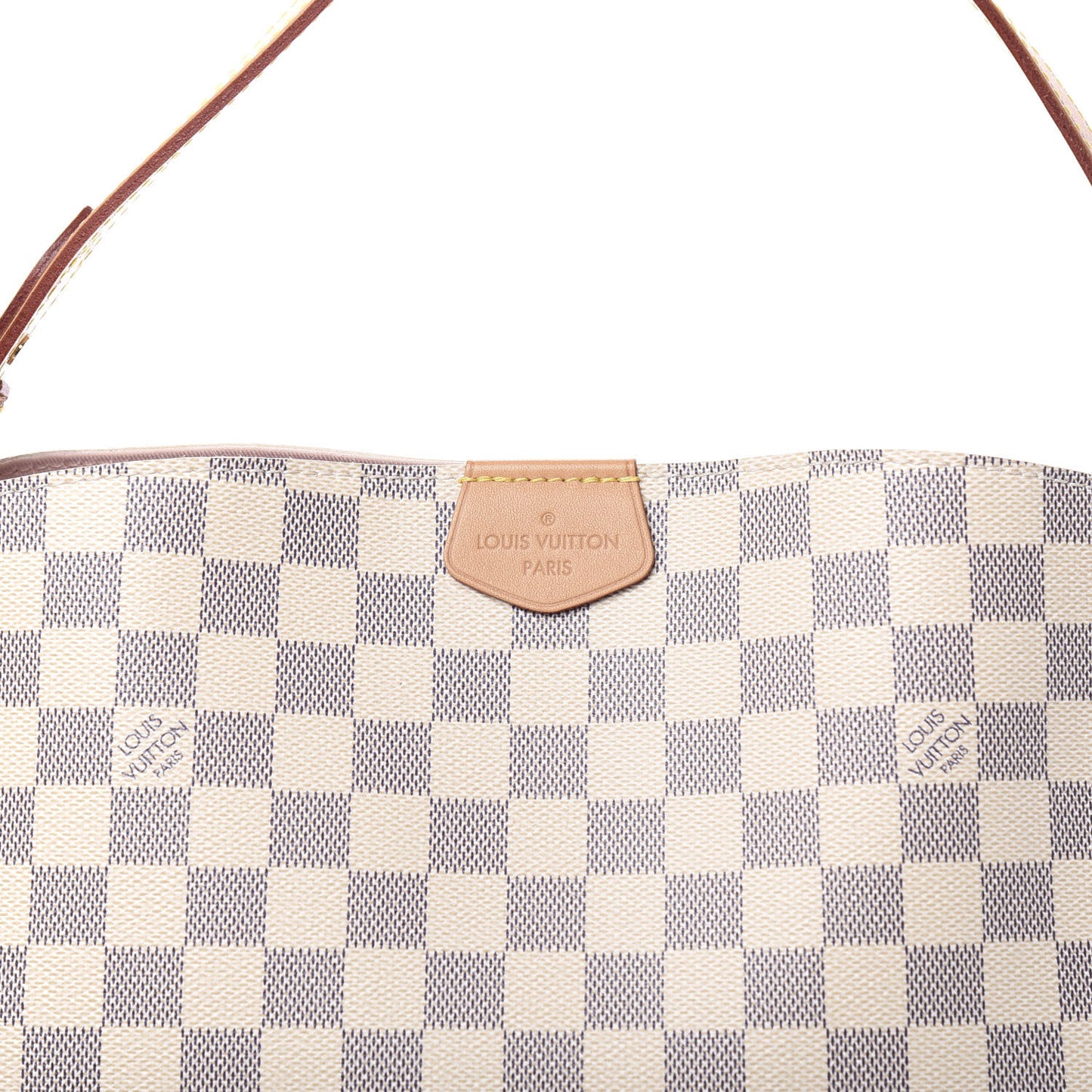 Damier Azur Graceful PM Rose Ballerine