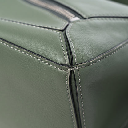 Loewe Calfskin Small Puzzle Bumbag Dark Sage 8 of 10