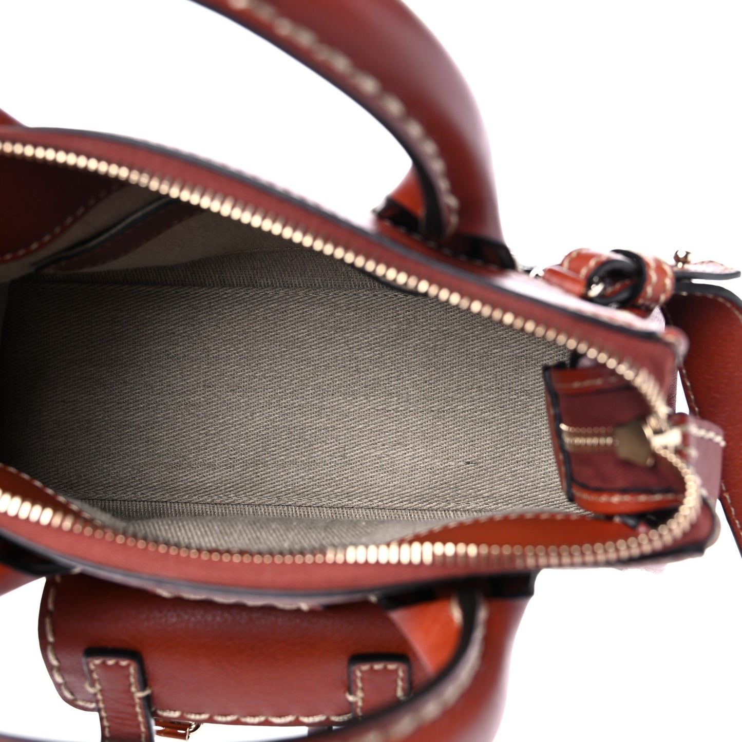 Buffalo Scallop Patchwork Mini Edith Sepia Brown