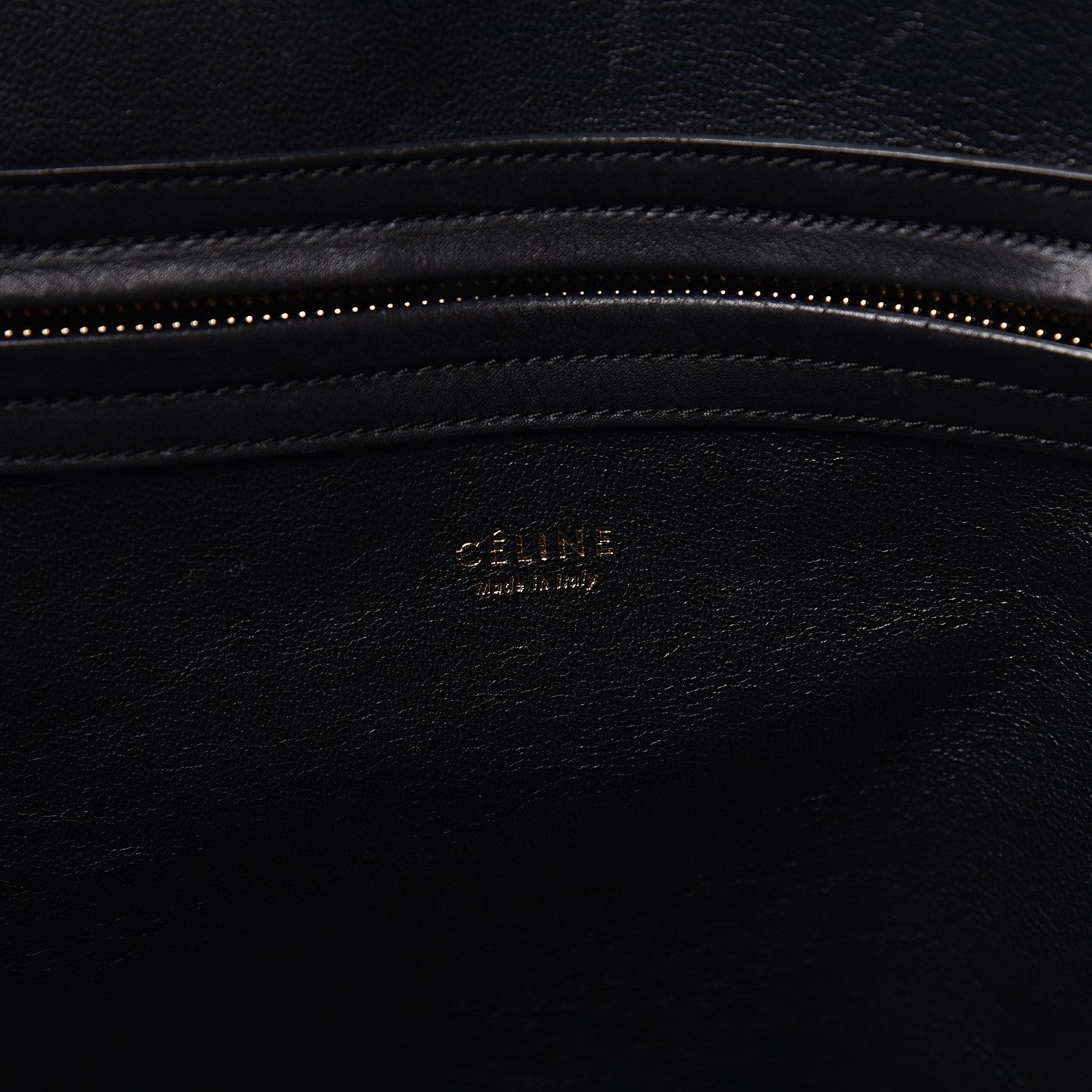Celine Astrakhan Pony Hair Medium Phantom Luggage Black 7 of 23