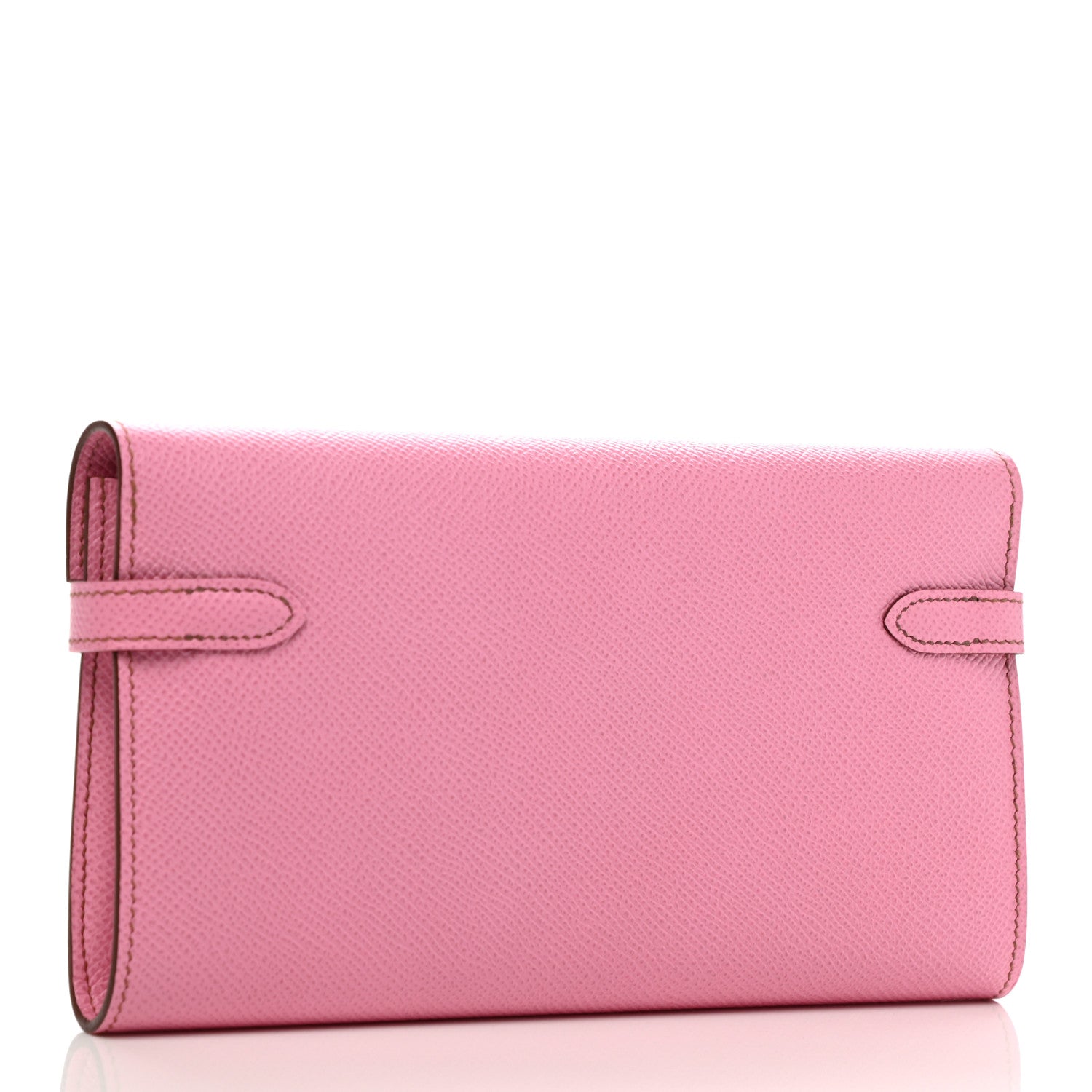 Hermes Epsom Kelly Longue Wallet 5P Pink 3 of 7