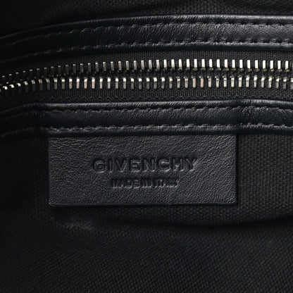 Givenchy Waxed Calfskin Small Nightingale Logo Strap Black 7 of 11