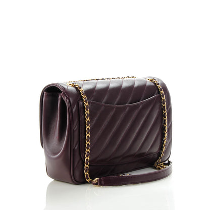 Chanel Lambskin Quilted Coco Vintage Jumbo Flap Purple 3 of 12