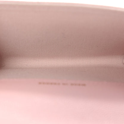 Chanel Caviar Quilted Flap Card Holder Wallet Light Pink 5 of 8