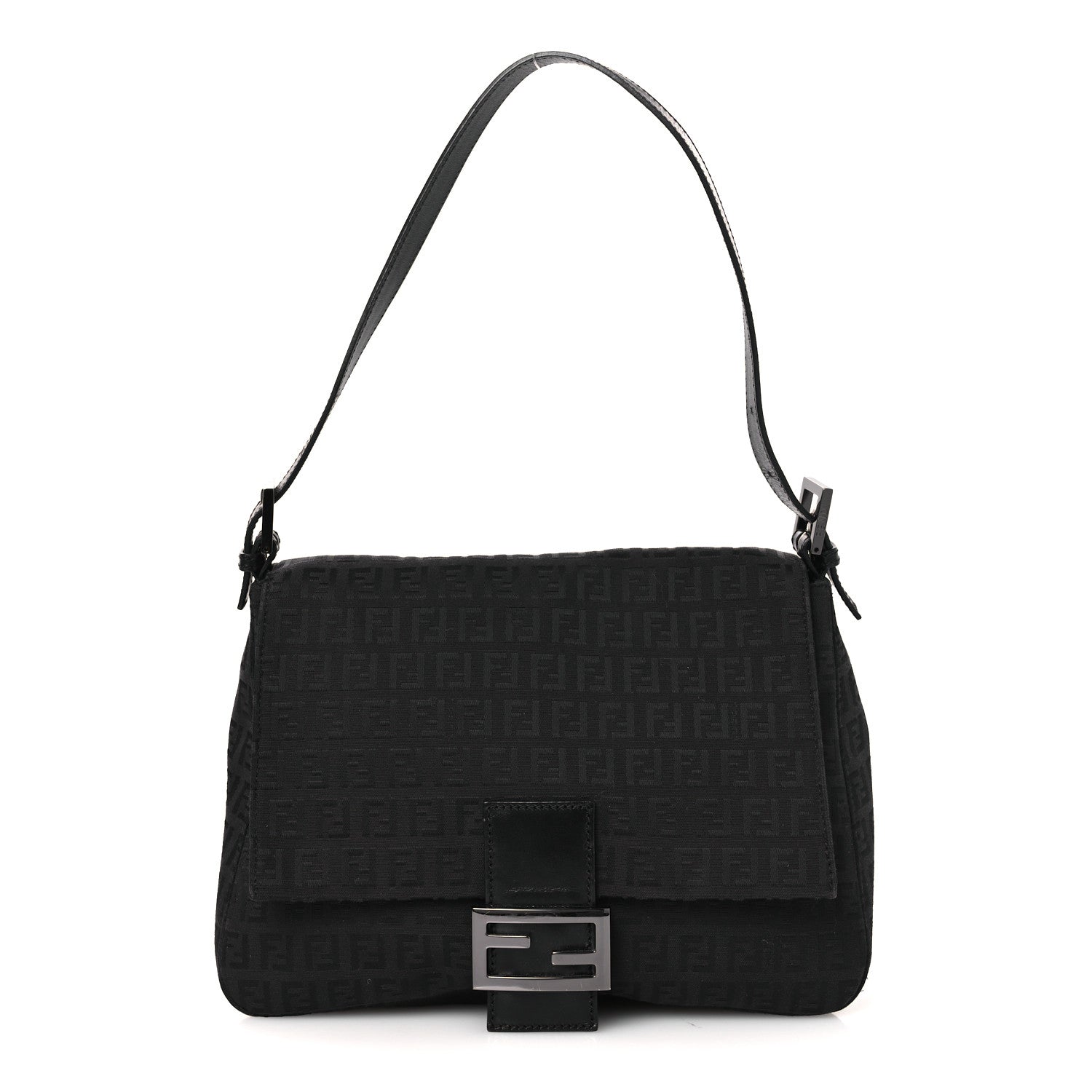 Fendi Zucchino Mama Baguette Black 2 of 23