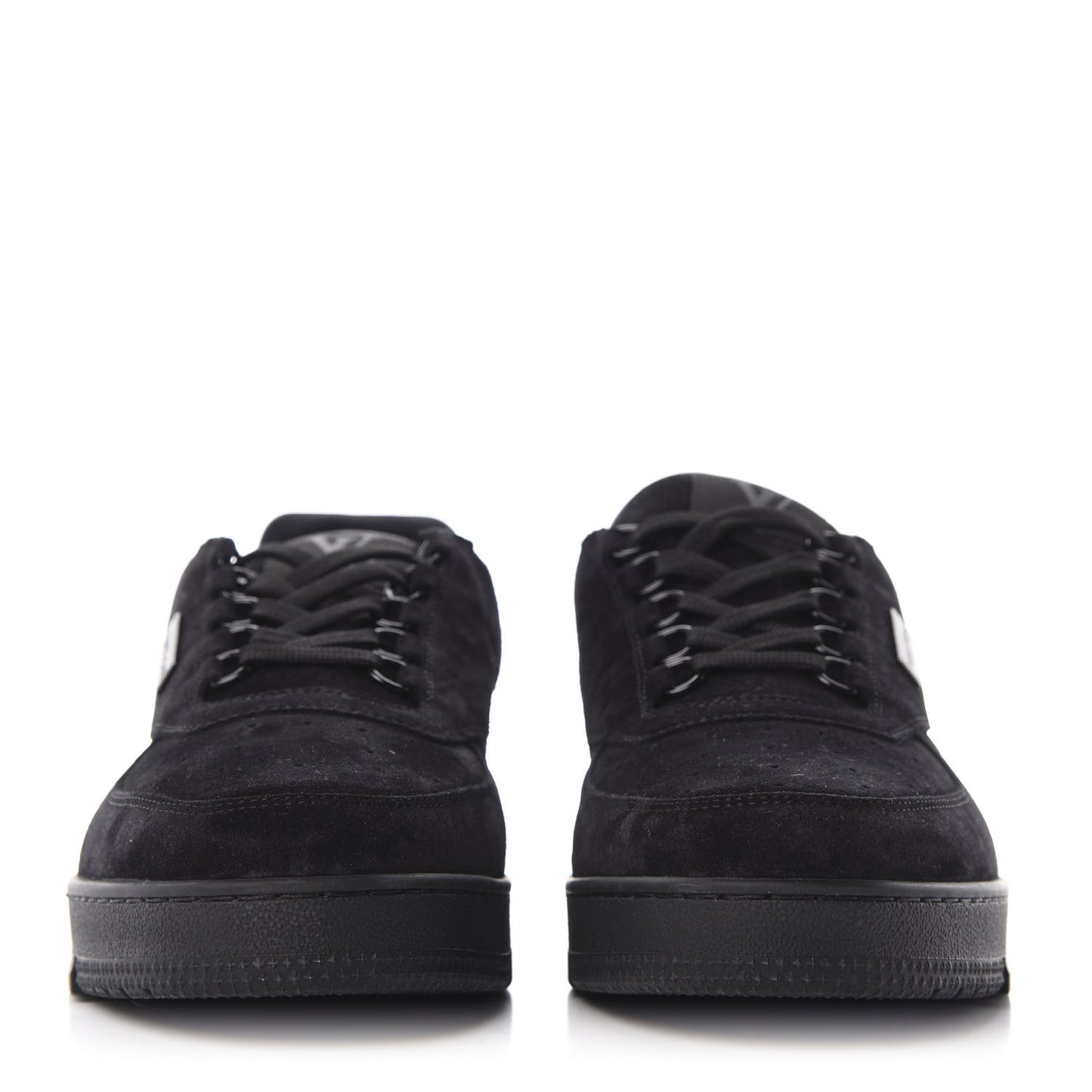 Suede Uniform Sneakers 9.5 Black