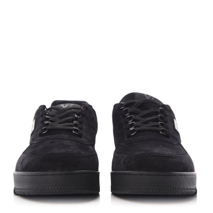 Louis Vuitton Suede Uniform Sneakers 9.5 Black 2 of 10