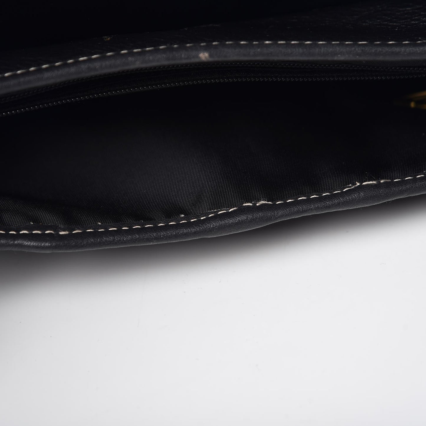 Calfskin Saddle Bag Black