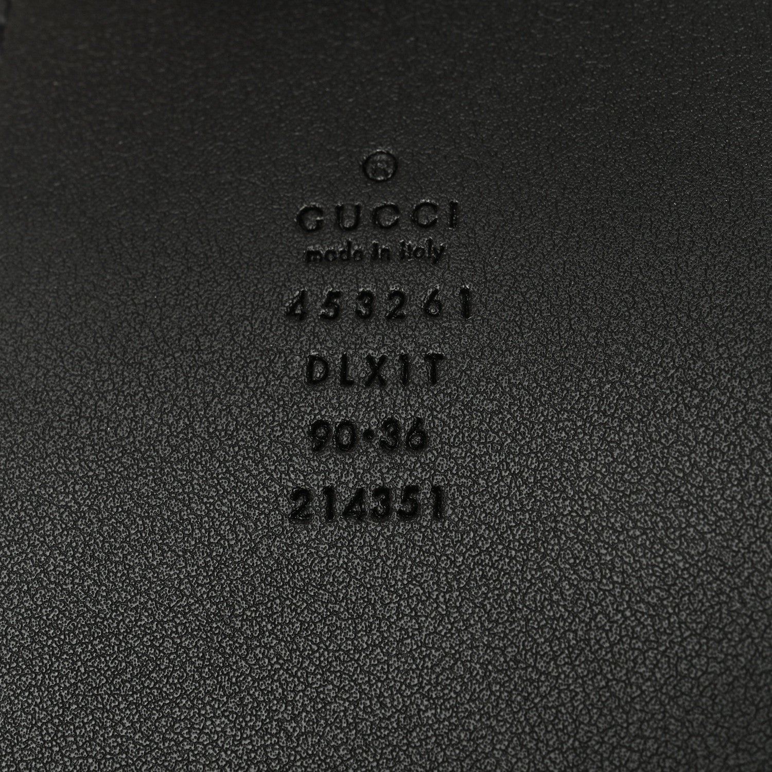 Gucci Moon Calfskin Pearl Double G 70mm Belt 90 36 Black Cream 3 of 4