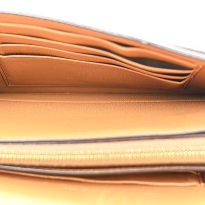 Celine Liege Calfskin Pocket Tri-Fold Multifunction Envelope Flap Wallet Navy Multicolor 5 of 11