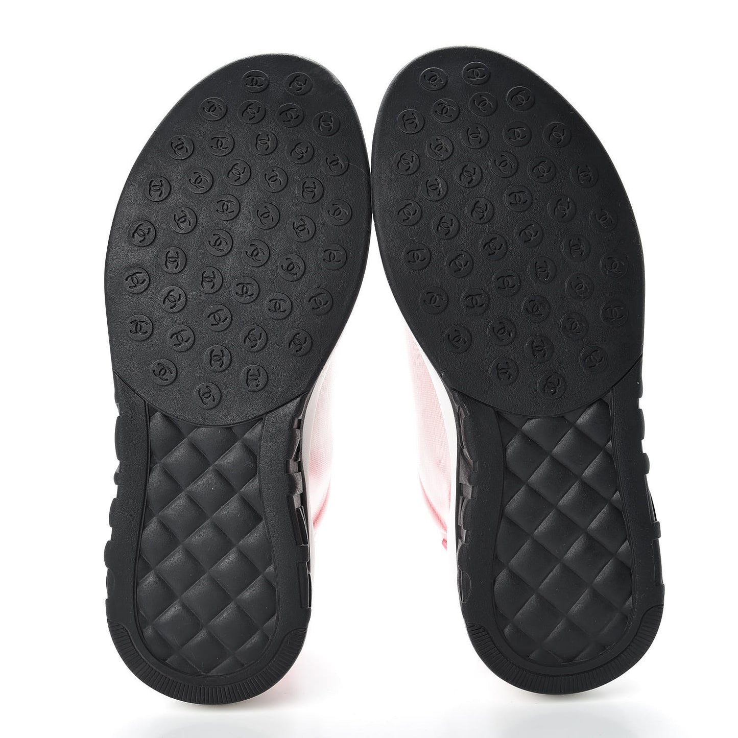 Calfskin Mesh Lycra Womens Logo Sneakers 36 White Red