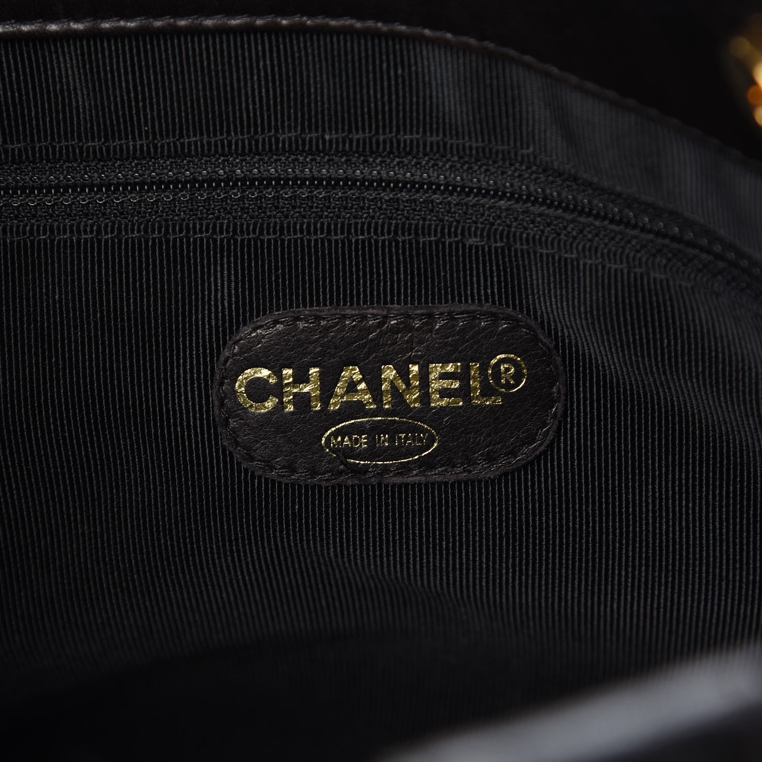 Chanel Lambskin Quilted Double Pocket Tote Black 6 of 8