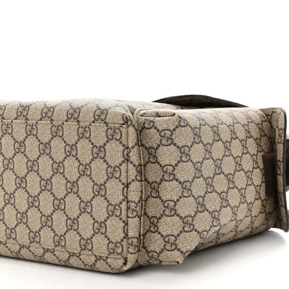 Gucci GG Plus Monogram Messenger Diaper Bag Dark Brown 10 of 12