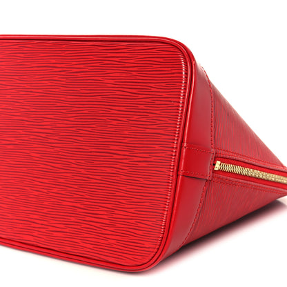 Louis Vuitton Epi Alma PM Castillan Red 10 of 10