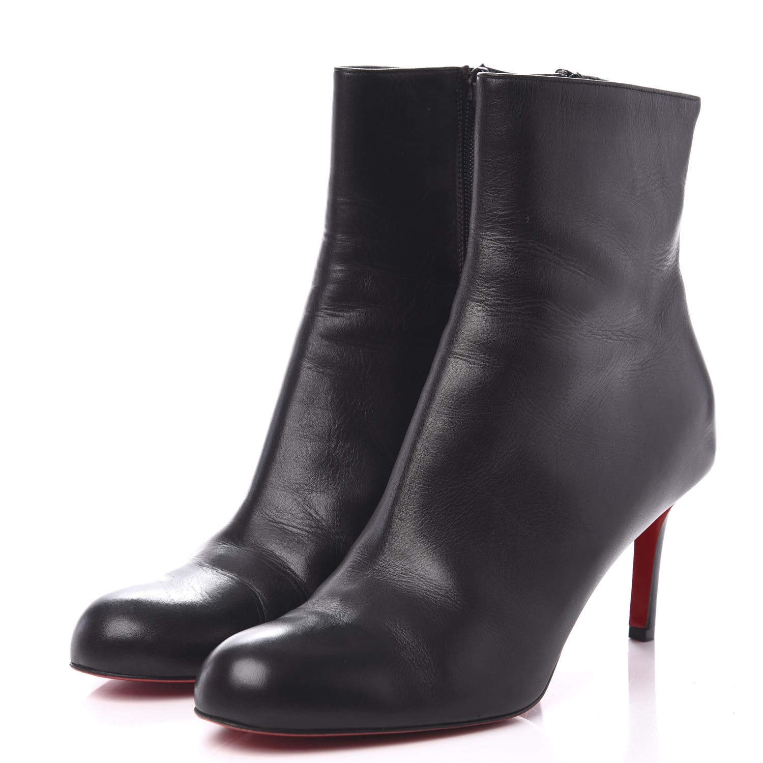 Christian Louboutin Calfskin VIP Simple Booty 85 Ankle Boots 39 Black 3 of 7