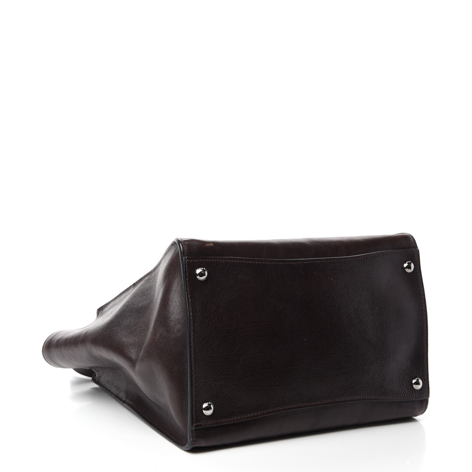 Prada Glace Calfskin Twin Pocket Tote Moro 4 of 16