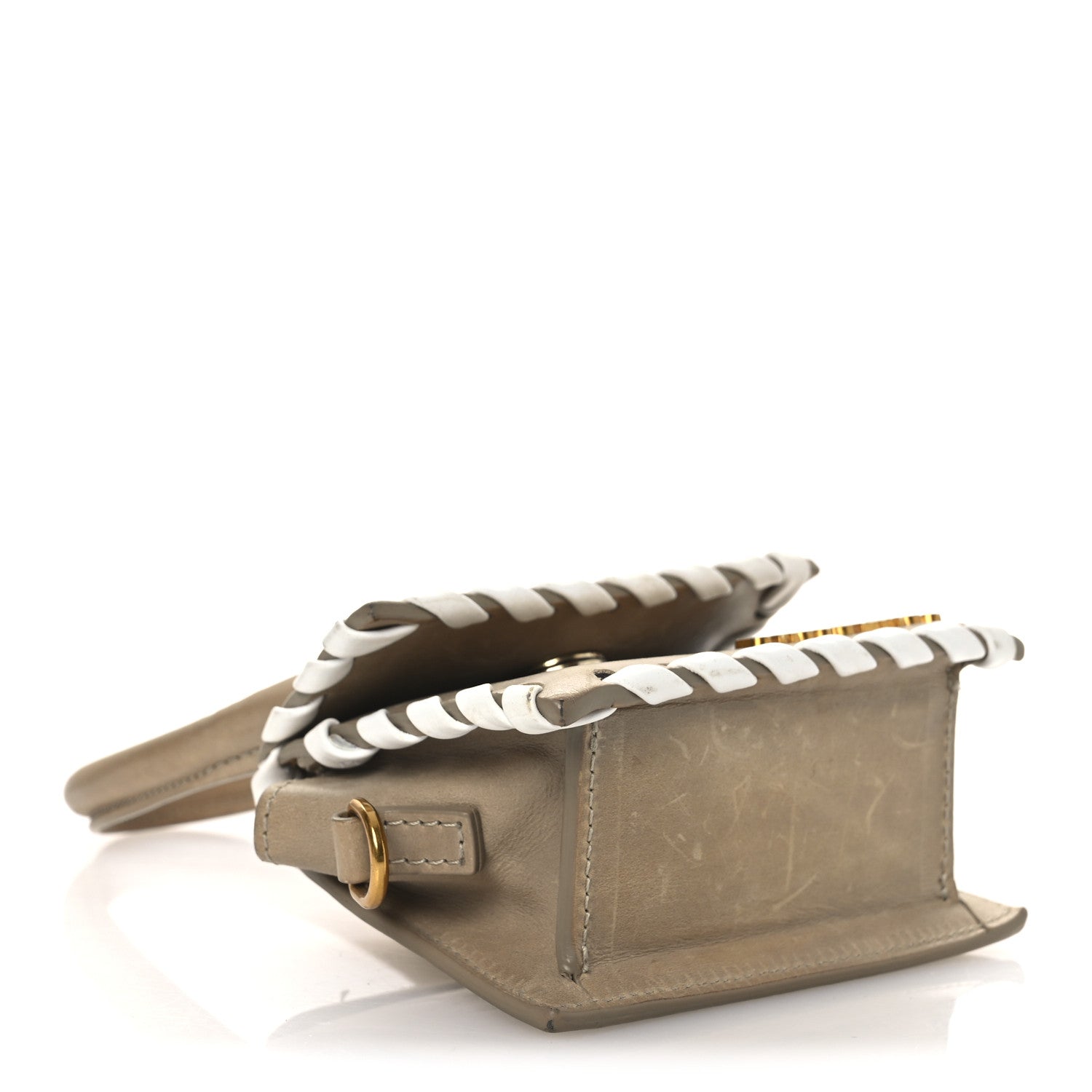 Jacquemus Calfskin Mini Le Chiquito Whipstitch  Beige 4 of 18