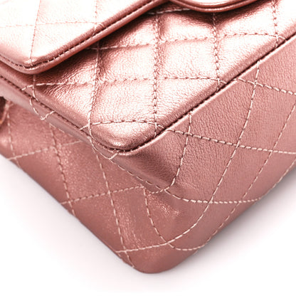 Chanel Metallic Grained Calfskin Quilted 2.55 Reissue Mini Flap Copper Pink 10 of 11