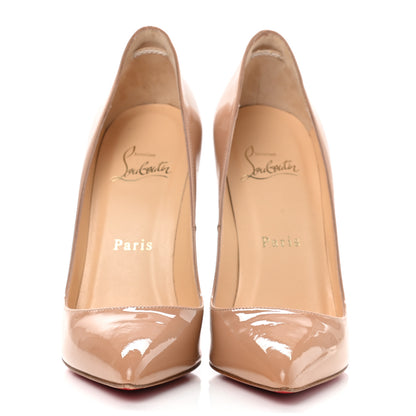 Christian Louboutin Patent Pigalle 120 Pumps 35 Nude 2 of 10