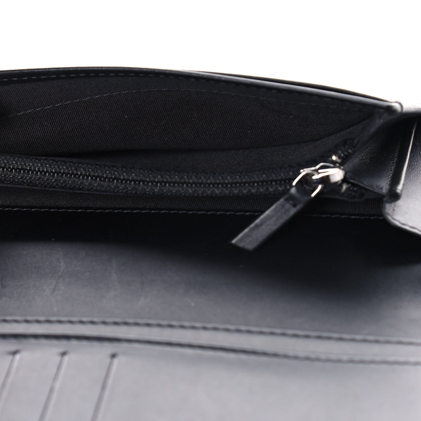 Patent Caviar Timeless CC Yen Wallet Black