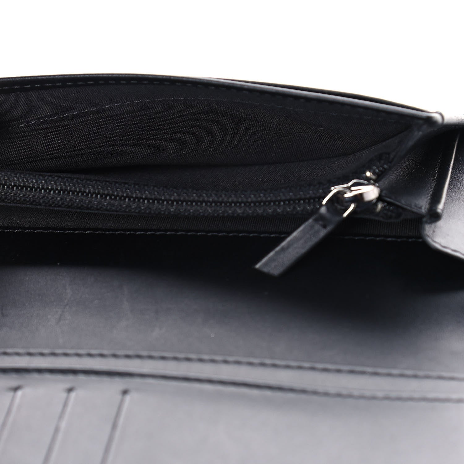Chanel Patent Caviar Timeless CC Yen Wallet Black 6 of 10