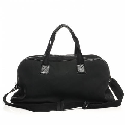 Gucci Canvas Large Parana Web Duffle Bag Black 5 of 11