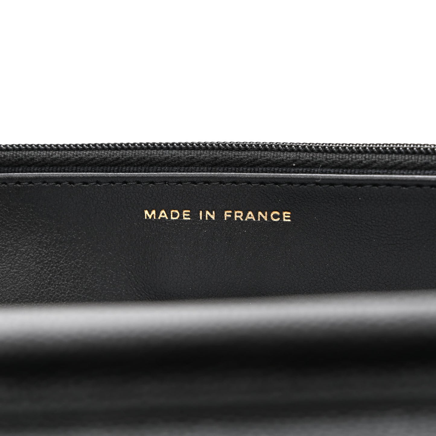 Caviar Quilted Enamel Coco Casino Wallet On Chain WOC Black