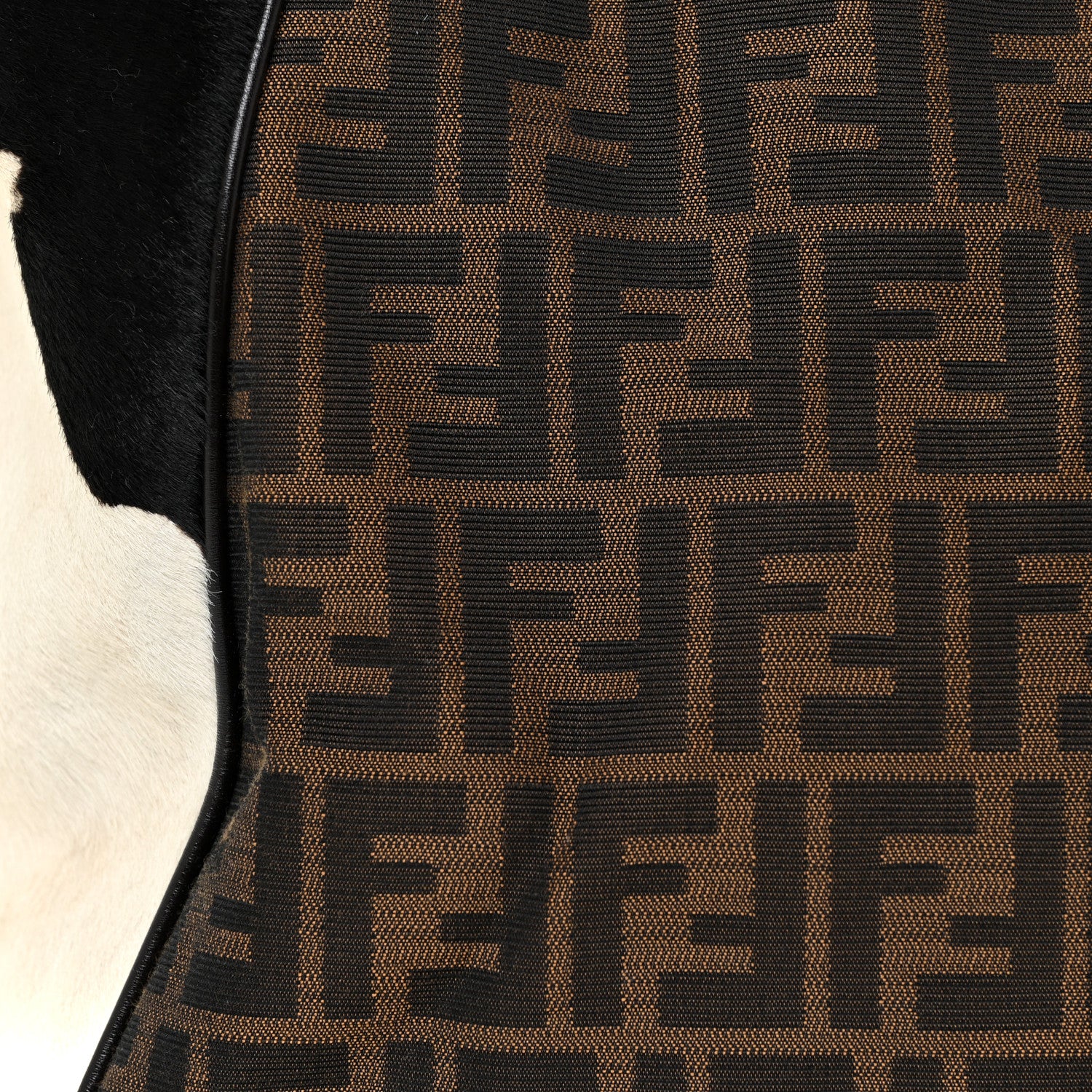 Fendi Calf Hair Zucca Large 2Jours Tote Tobacco Multicolor 6 of 12