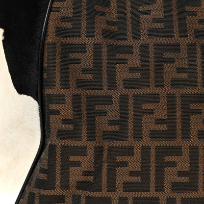 Fendi Calf Hair Zucca Large 2Jours Tote Tobacco Multicolor 6 of 12