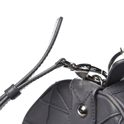 Christian Dior Lambskin Cannage Granville Polochon Grey 16 of 20