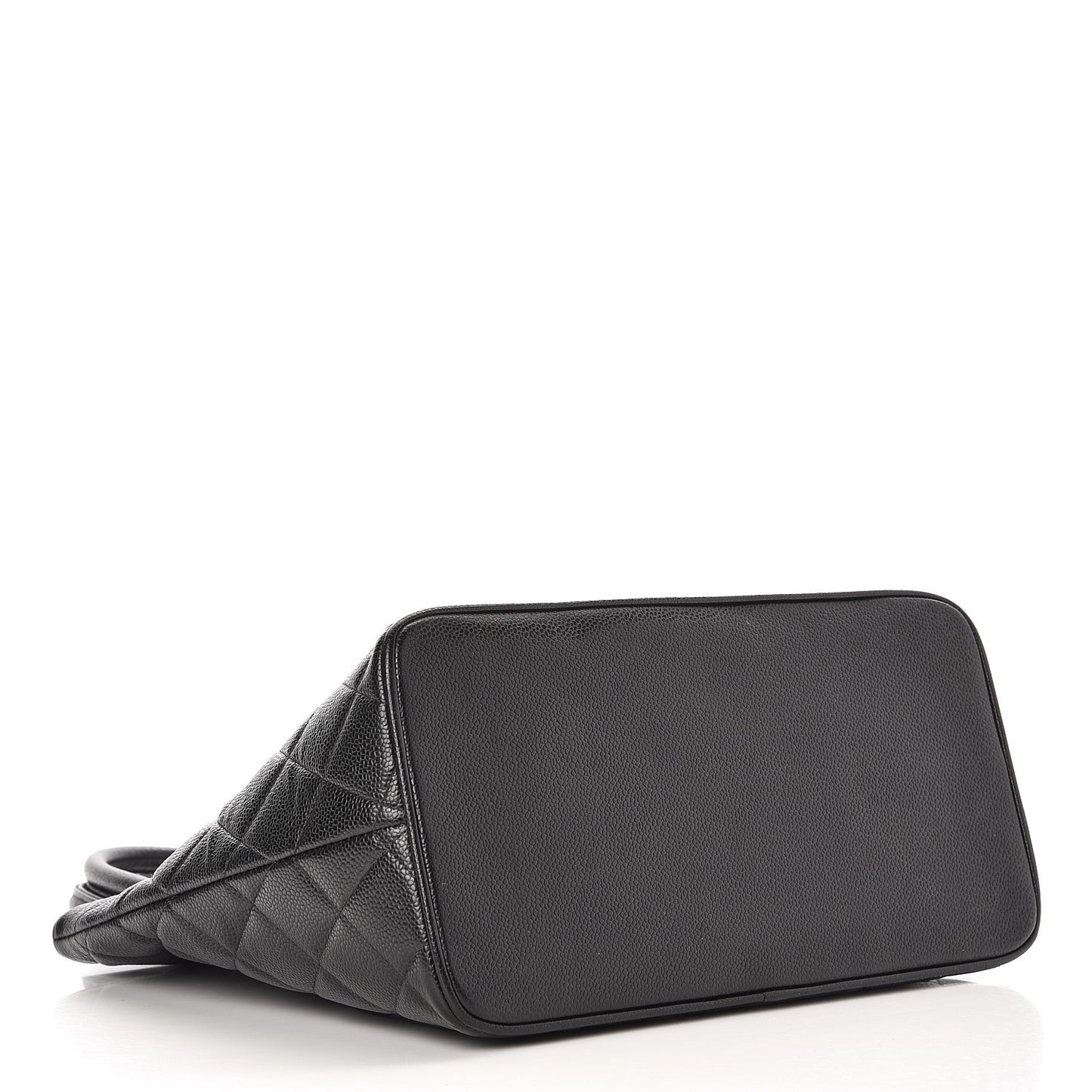 Caviar Quilted Medallion Tote Black