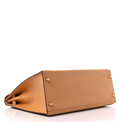 Hermes Vache Natural Kelly Sellier 35 4 of 17