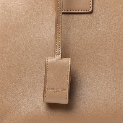 Saint Laurent Calfskin Small Sac De Jour Taupe 11 of 11
