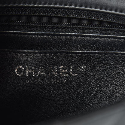 Chanel Striated Patent Quilted Mini Rectangular Flap Black 6 of 10