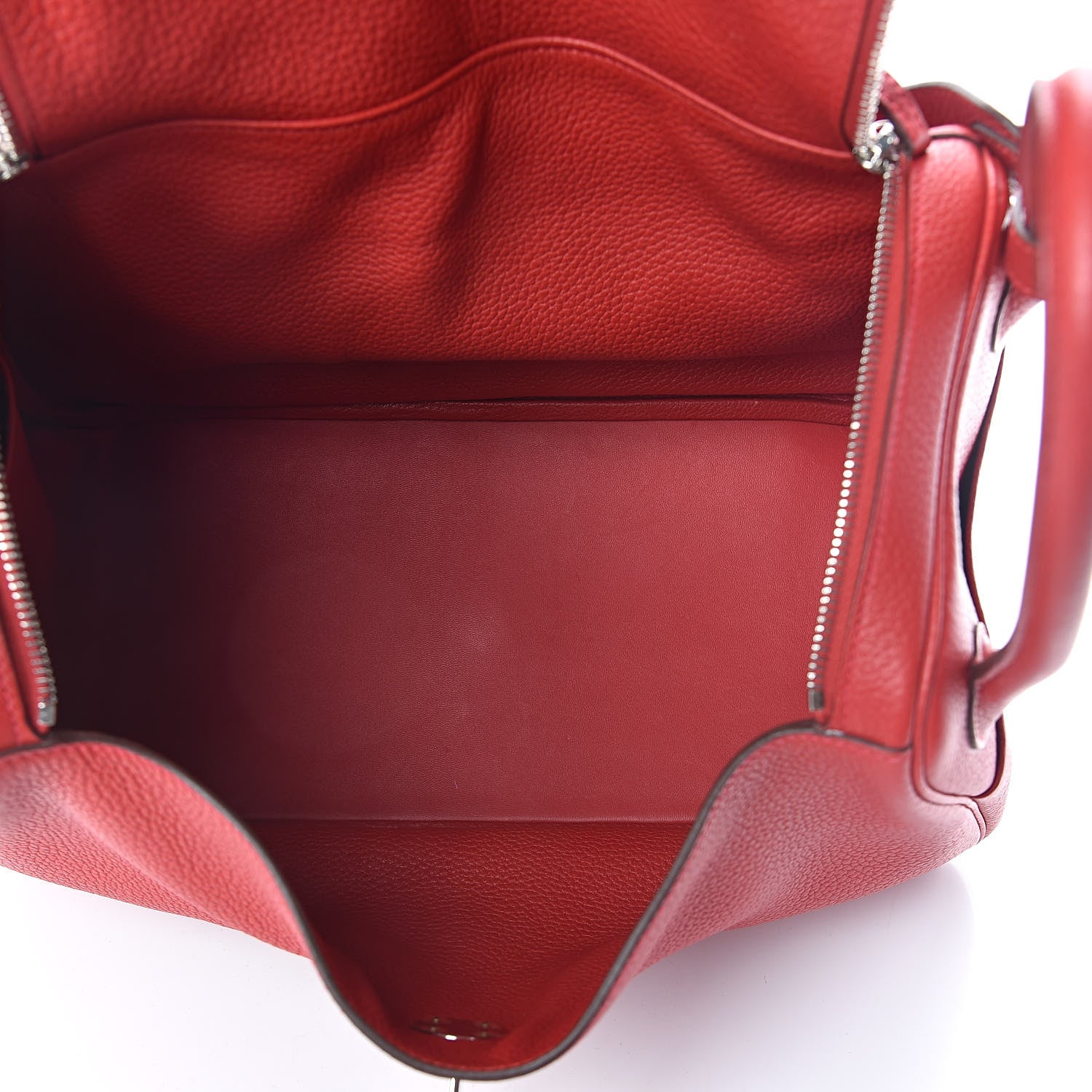 Hermes Taurillon Clemence Lindy 34 Rouge Casaque 5 of 9