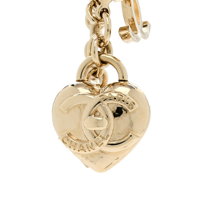 Chanel Metal Chain CC Heart Turnlock Belt Gold 3 of 5