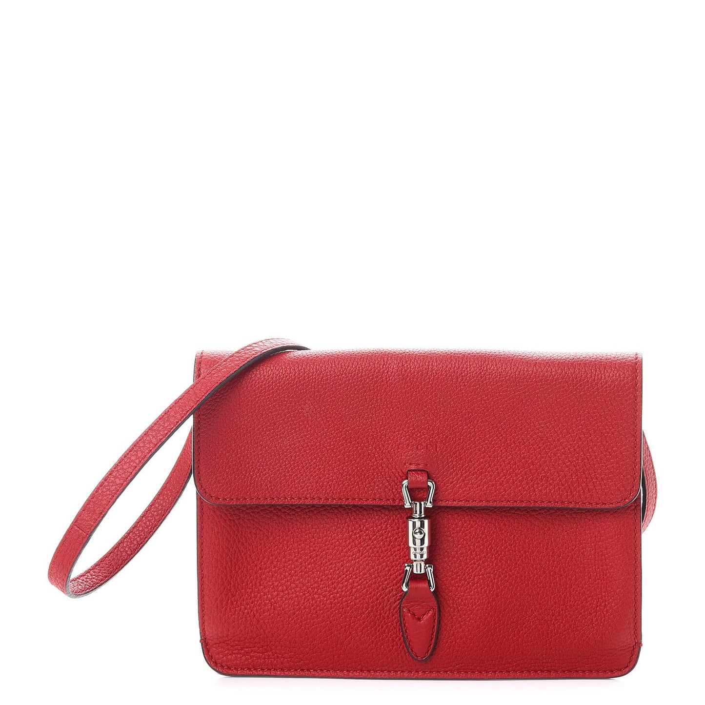 Grand Prix Calfskin Jackie Convertible Shoulder Bag Hibiscus Red