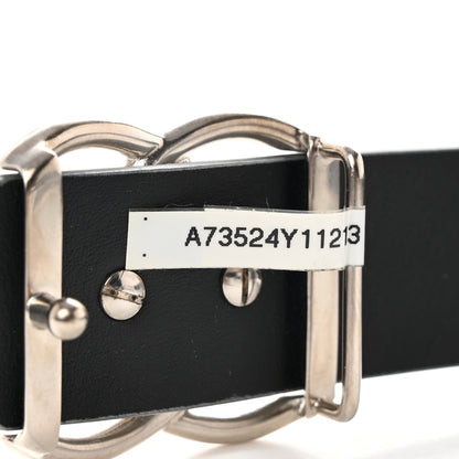 Chanel Calfskin CC Mirror Belt 75 30 Silver 4 of 7