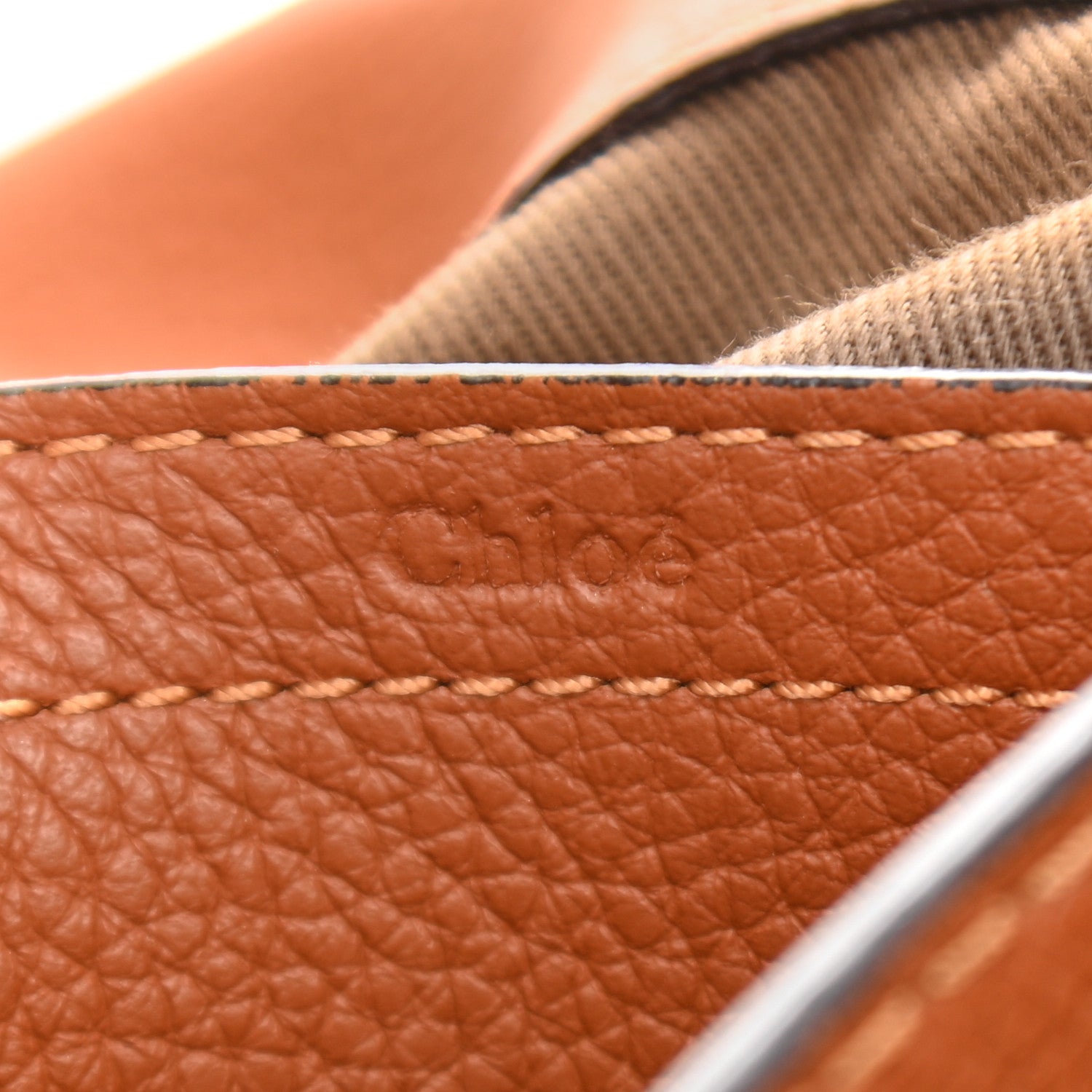 Chloe Calfskin Medium Marcie Round Crossbody Bag Tan 10 of 10