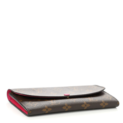 Louis Vuitton Monogram Emilie Wallet Fuchsia 3 of 5