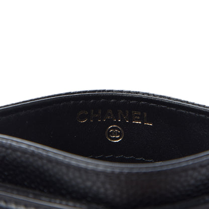 Chanel Caviar Quilted Filigree Card Holder Black 5 of 8