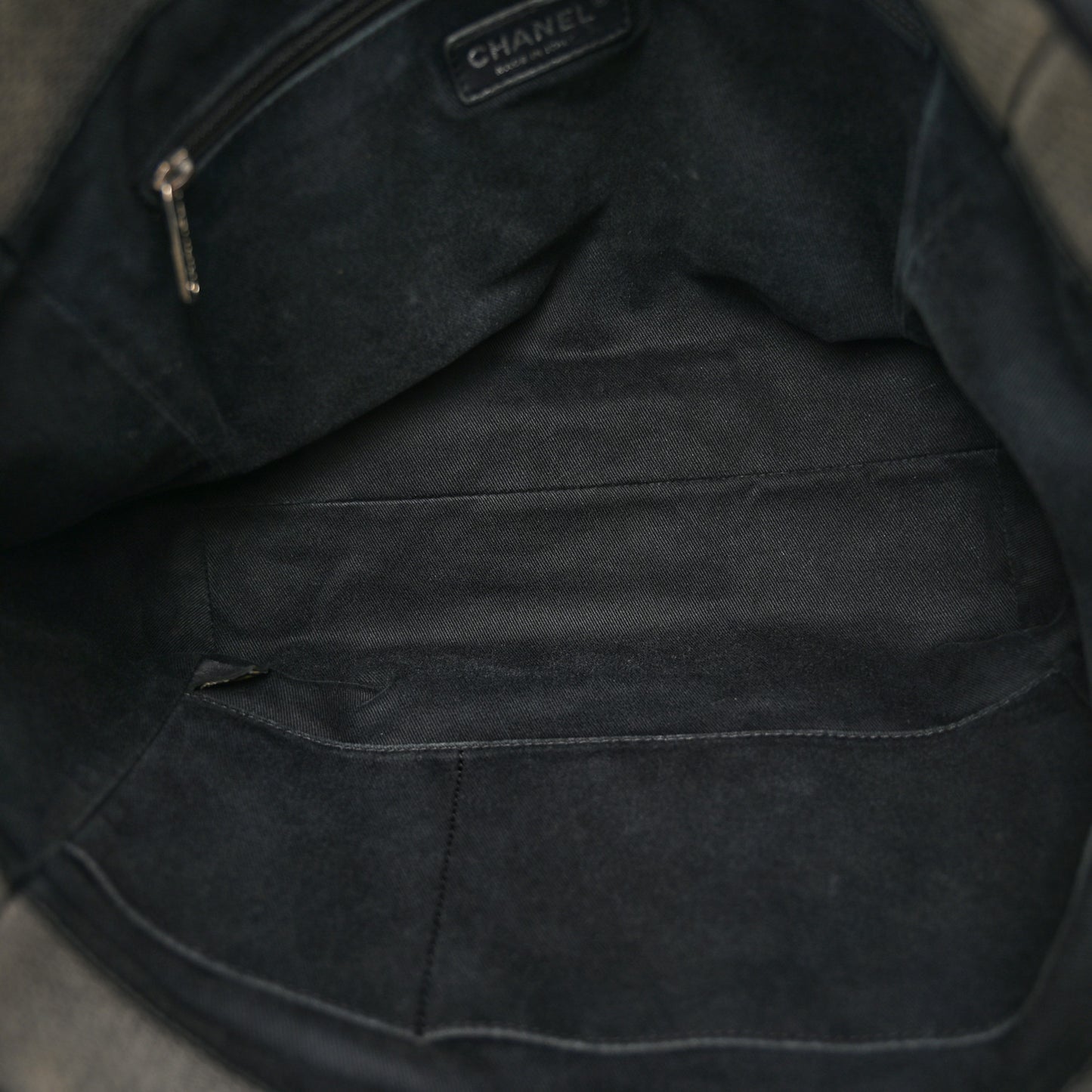 Canvas Small Deauville Tote Grey