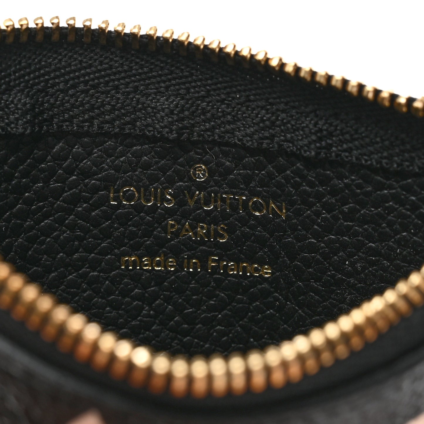 Empreinte Monogram Giant Key Pouch Black Beige